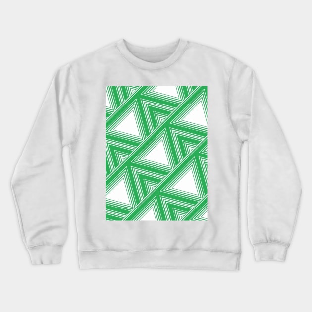 Geometric Futures #6 - Repeat Pattern Modular Synth Glitch Art Crewneck Sweatshirt by DankFutura